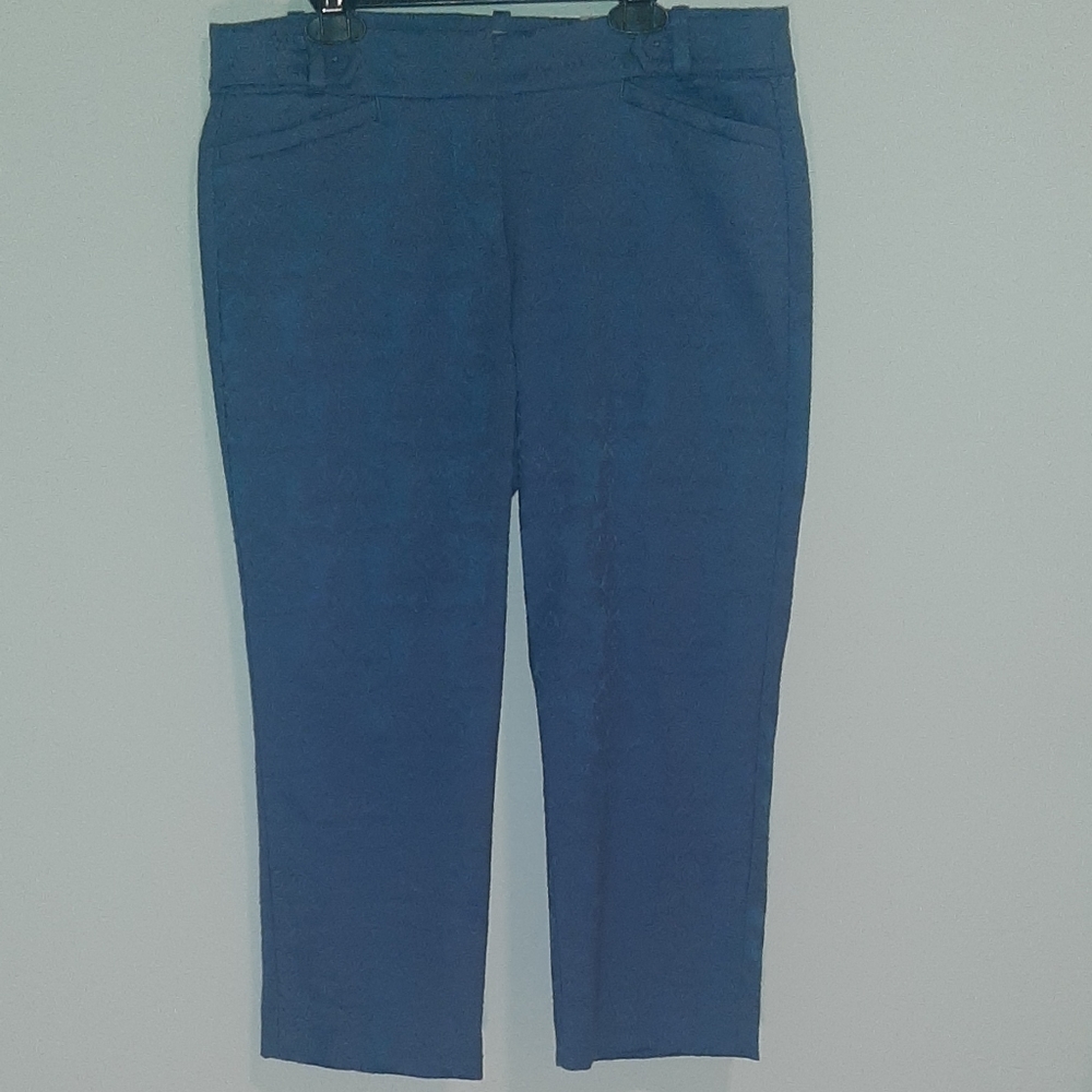 Loft Original Crop Pants - Blue